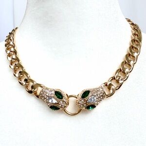 NWT SNAKE CHARMER CHAIN LINK CHOKER WITH EXTENDER